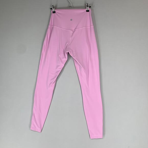 Lululemon Women Leggings 8 Pink Lilac High Rise Active Full Length Yoga 28 - Picture 7 of 10